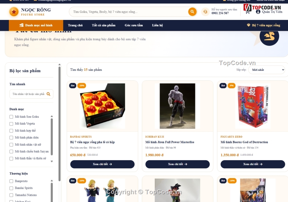 website,mô hình,bán website